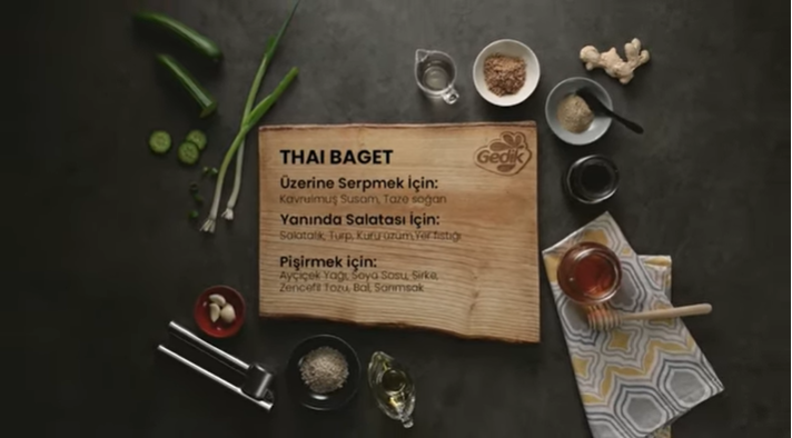 Thai Baguette with Gedik Chicken